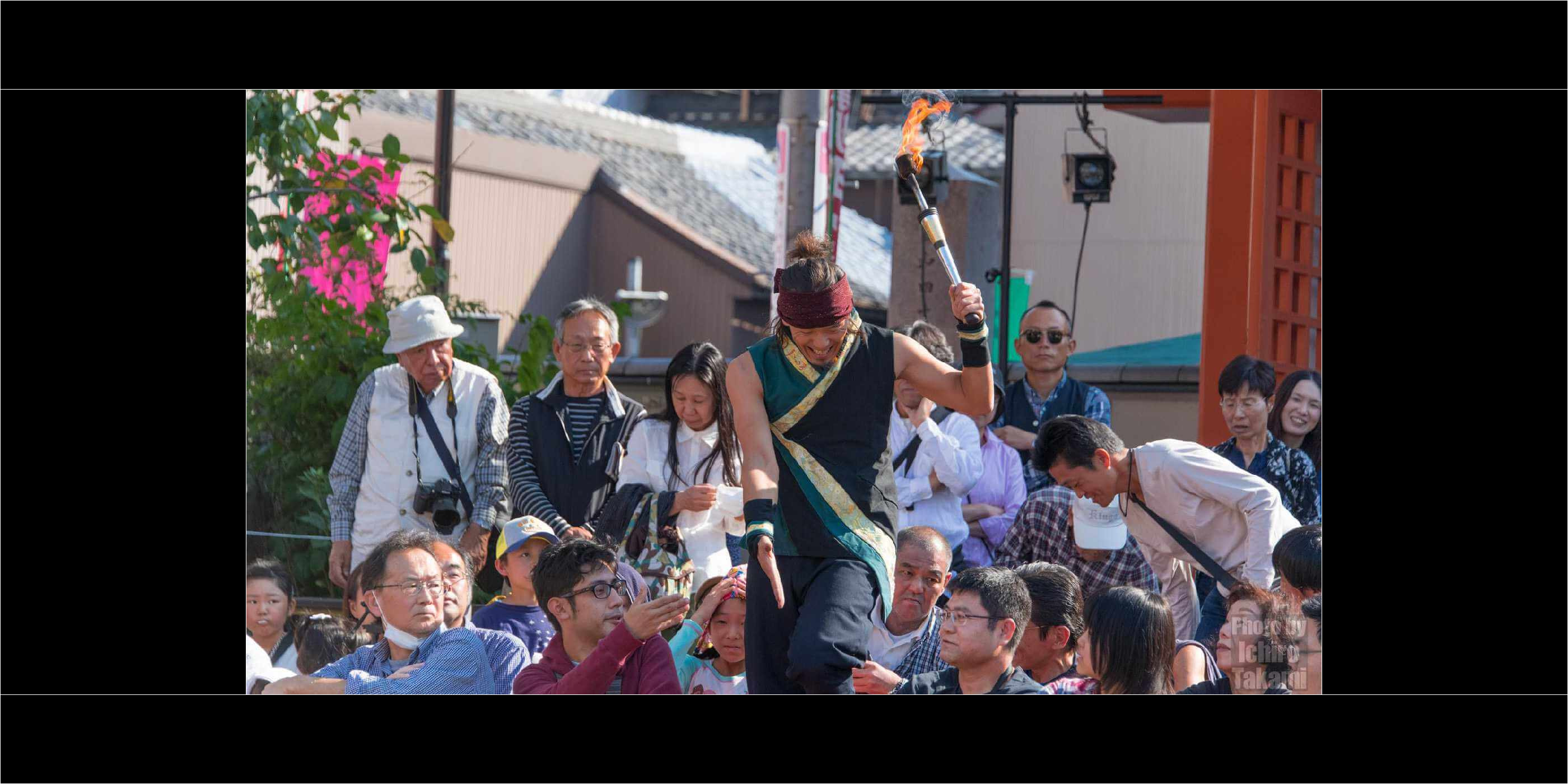 火付盗賊カンタの聖火ランナー