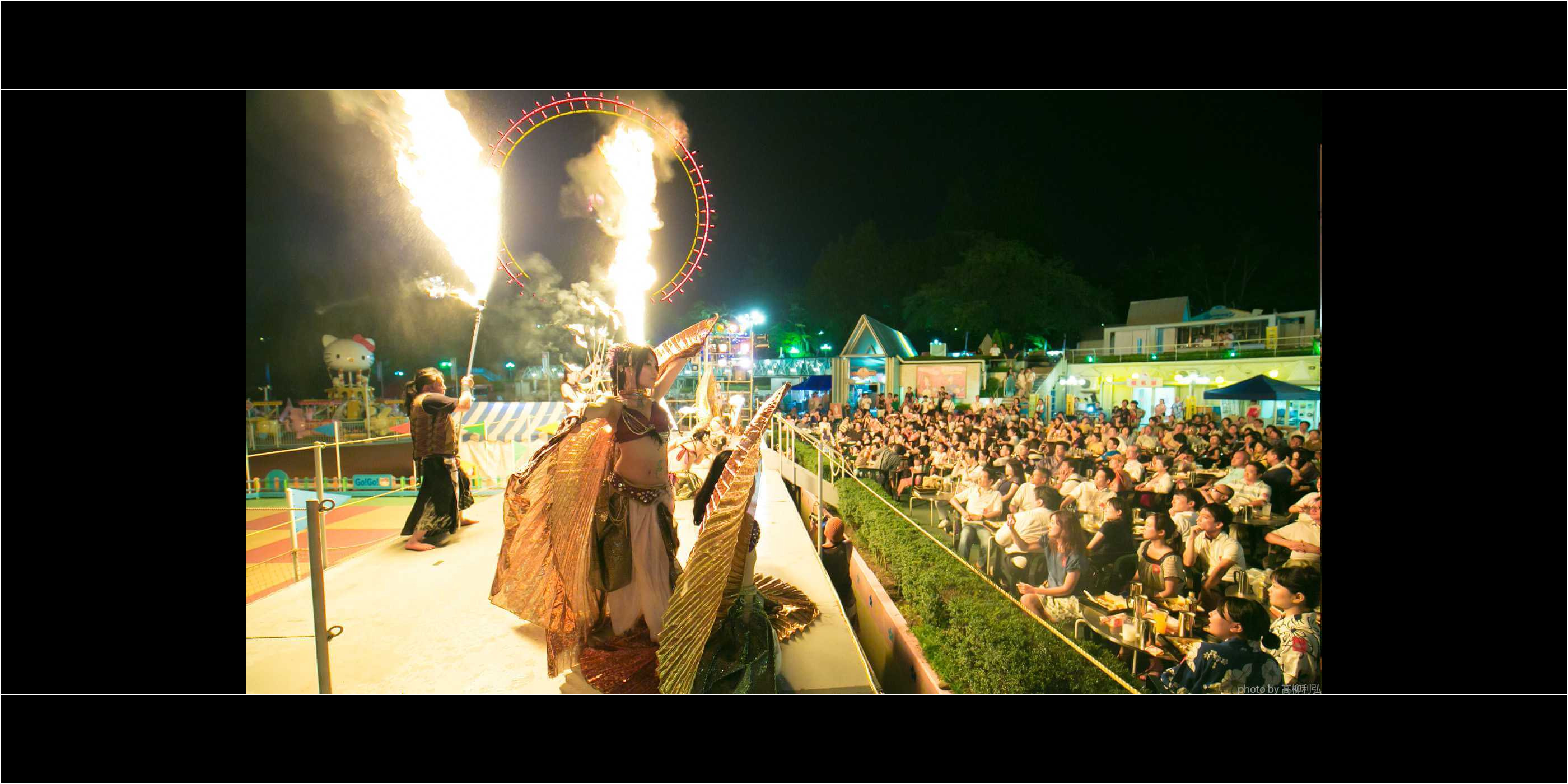 西武園ゆうえんちでの火付盗賊のファイアーアラビアンナイト