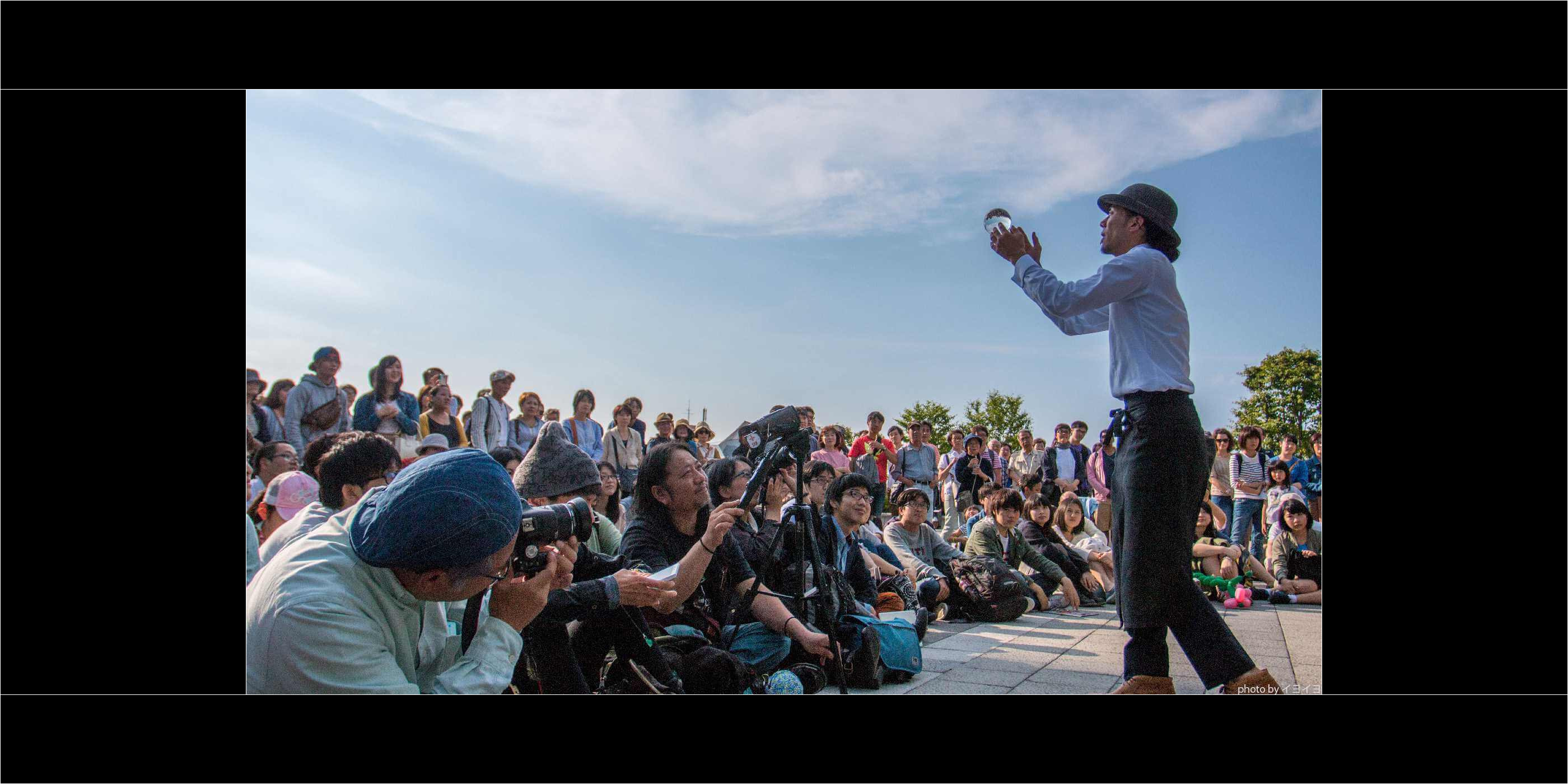 おこたんぺのコンタクトジャグリング