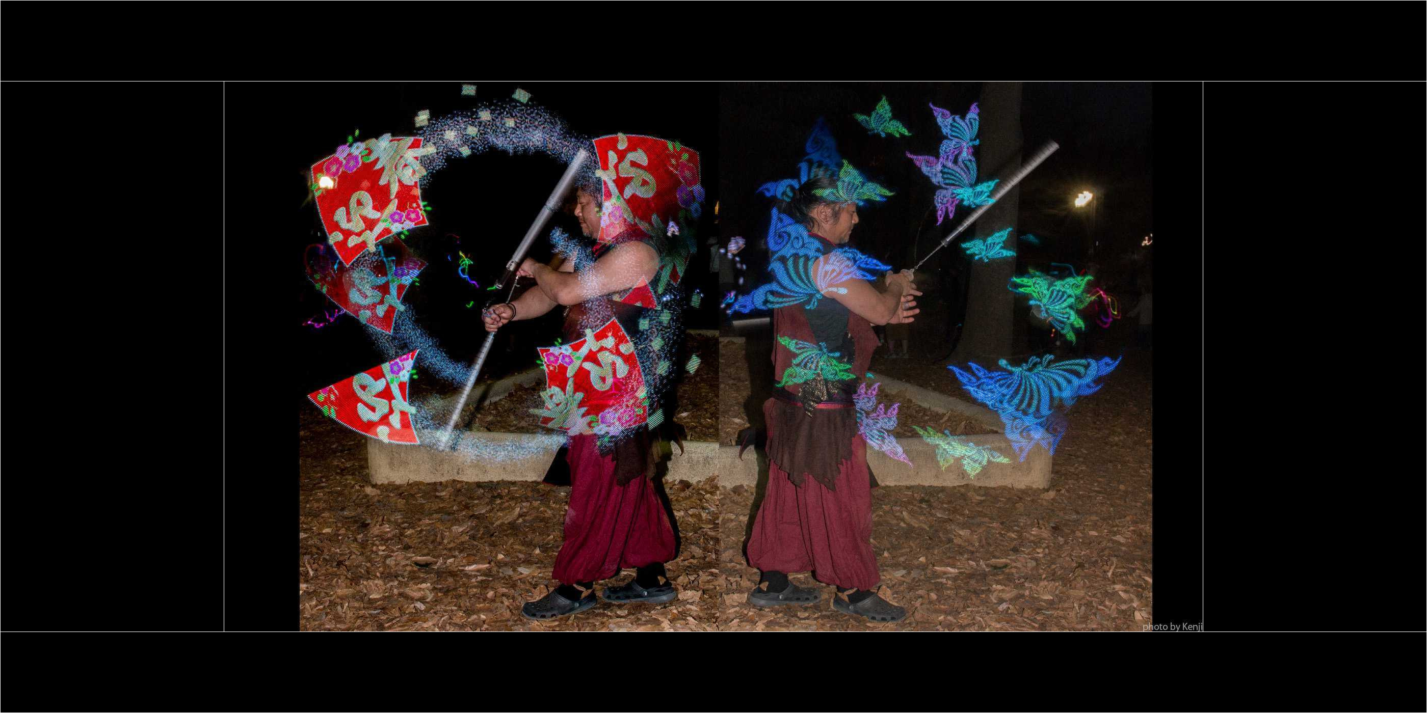 火付盗賊NORIのビジュアルポイパフォーマンス