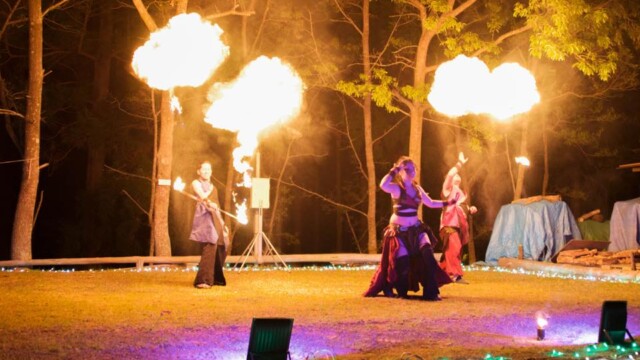 爆発ファイアーショー