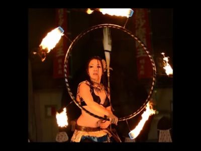 【火付盗賊&火蛇サラマンドラ】Fire Hula Hoop ファイヤーフラフープ