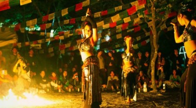 【火付盗賊&火蛇サラマンドラ】ファイヤーショー　Dance of Shiva2012@西伊豆