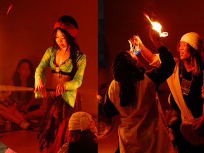 【火付盗賊&火蛇サラマンドラ】ファイヤーベリーダンスショー Fire Show 【火付盗賊&火蛇サラマンドラ】ファイヤーベリーダンスショー Fire Show