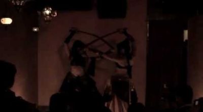 ベリーダンスバーハムサ 2008年 【火蛇サラマンドラ】火付盗賊イヨイヨ & E-ri Fusion Belly Dance@ハムサ