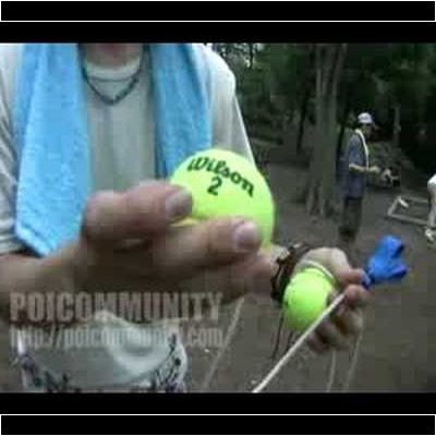 Poi Lesson ポイの作り方 how to make a poi