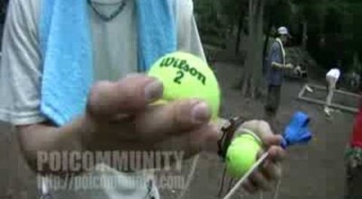 Poi Lesson ポイの作り方 how to make a poi