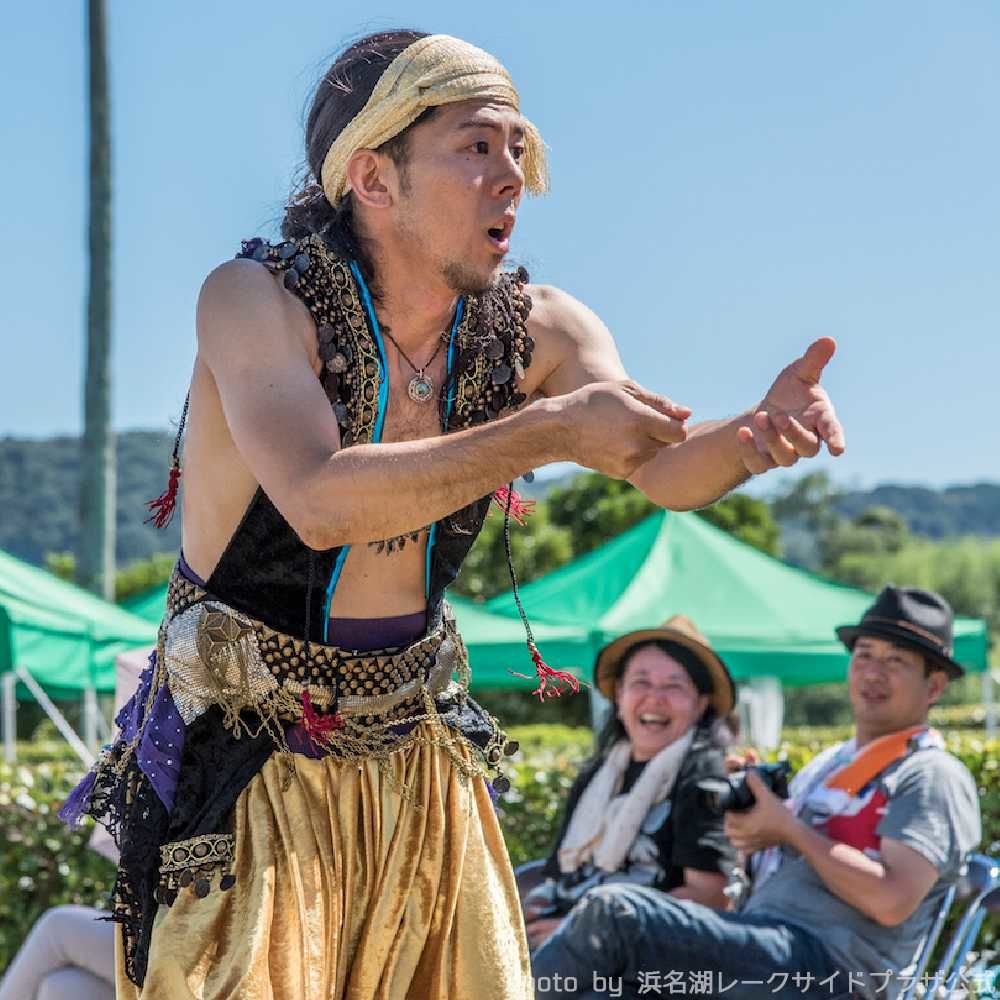 ホテルイベントでアラビアンナイト大道芸