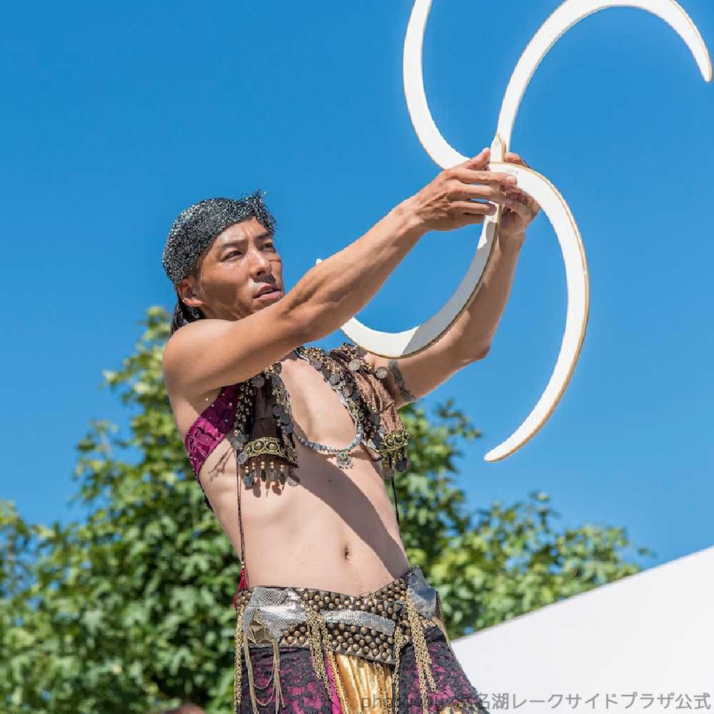 ホテルイベントでアラビアンナイト大道芸
