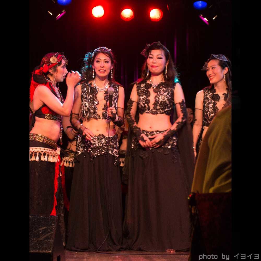 ベリーダンスイベントでインタビュー