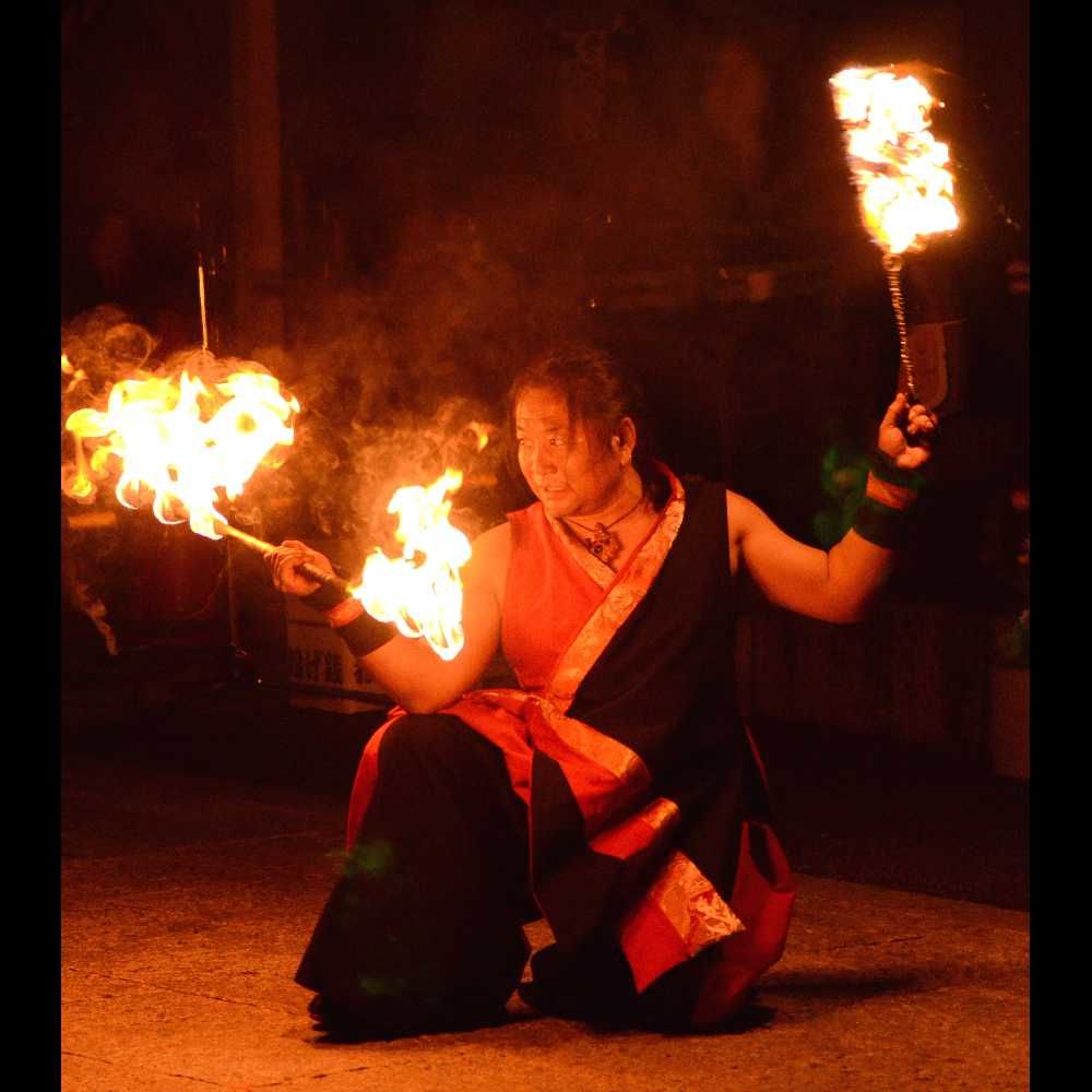 大道芸フェス大須大道町人祭ファイアーショー