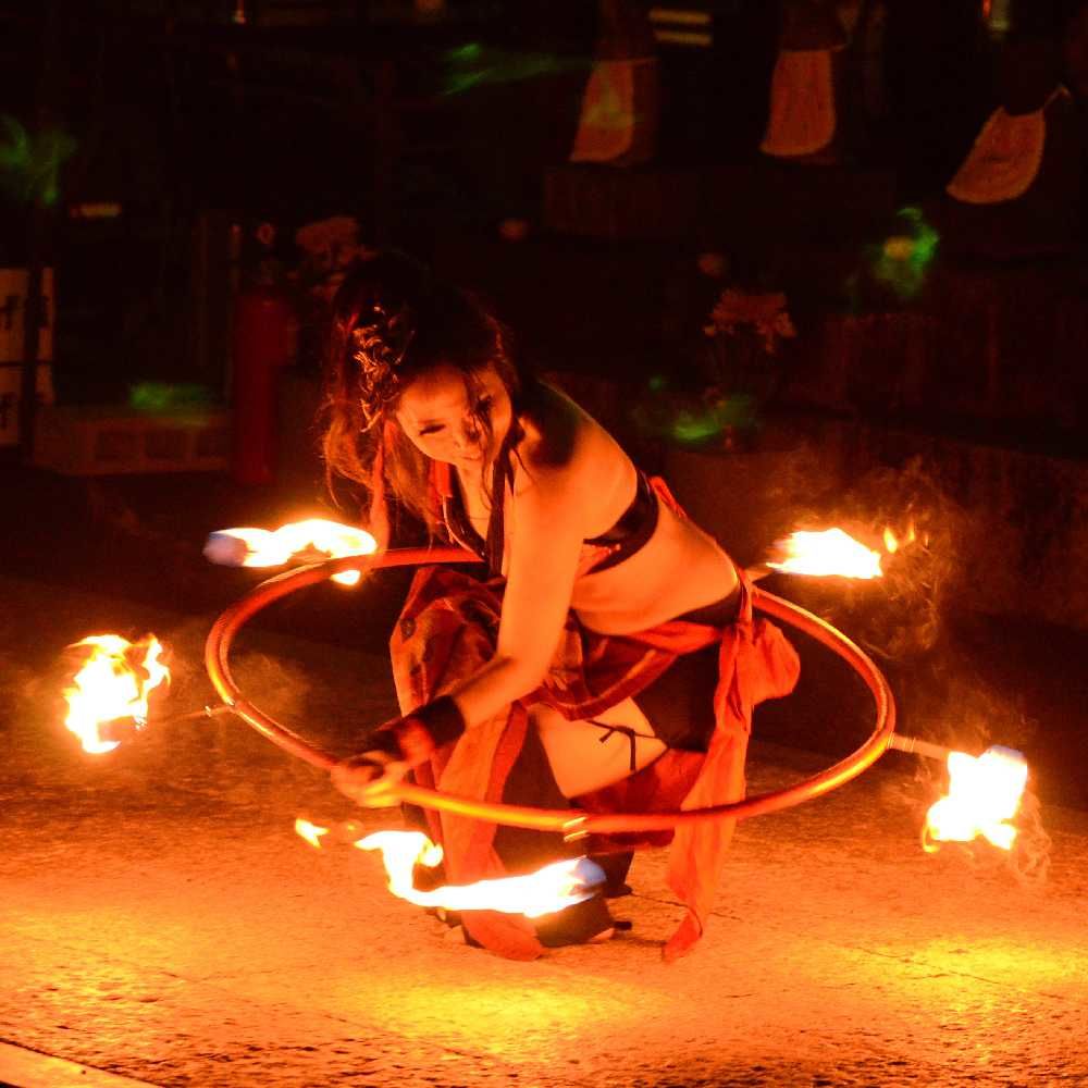 大道芸フェス大須大道町人祭ファイアーショー