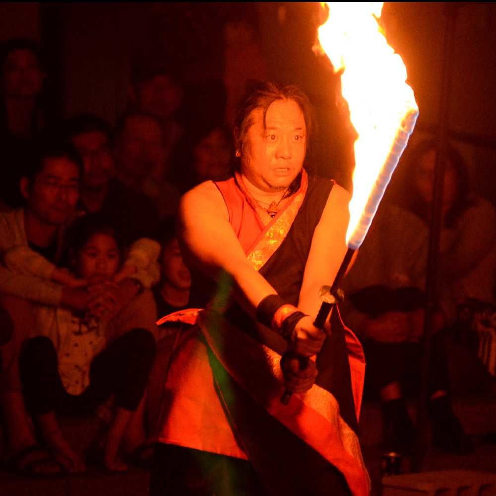 大道芸フェス大須大道町人祭ファイアーショー