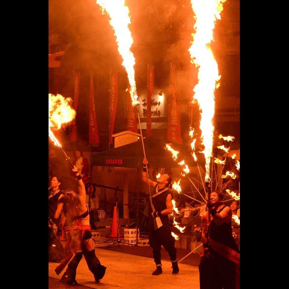 大道芸フェス大須大道町人祭ファイアーショー