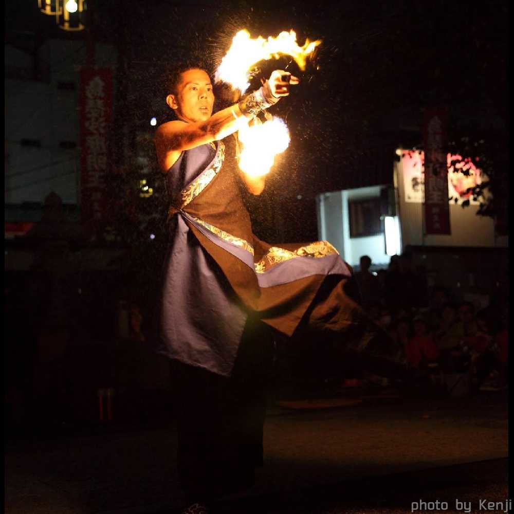 大道芸フェス大須大道町人祭ファイアーショー