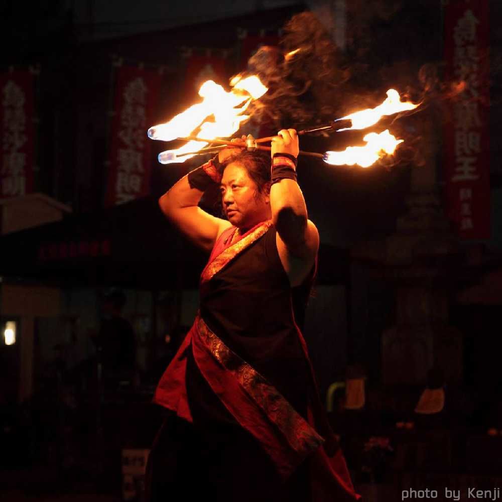 大道芸フェス大須大道町人祭ファイアーショー