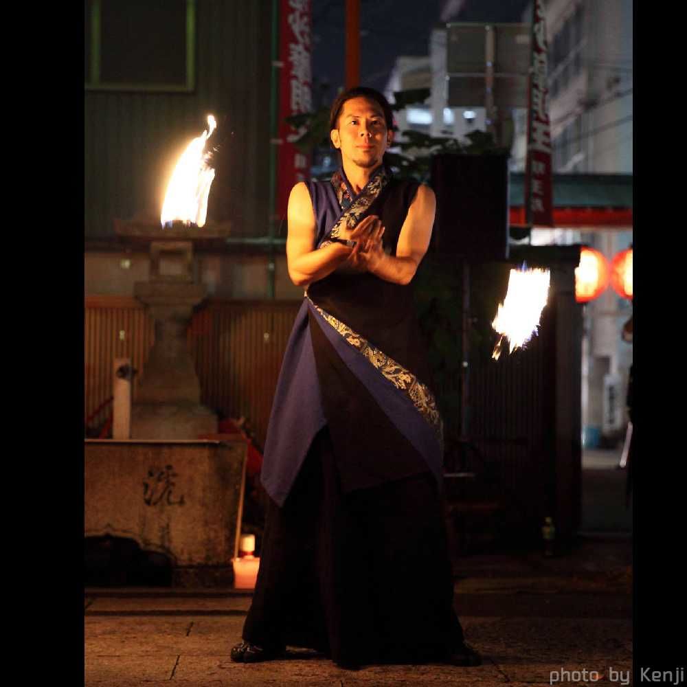大道芸フェス大須大道町人祭ファイアーショー