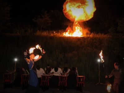 【火付盗賊】イヨイヨ、おこたんぺ、HUNTER オバケンゾンビキャンプ 火付盗賊ファイアーパフォーマンスオバケンゾンビキャンプ