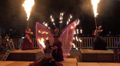 火付盗賊品川ファイアーダンスパフォーマンスステージ