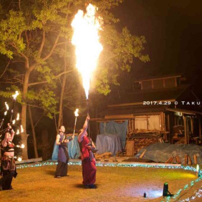 オートキャンプ銀河　火付盗賊の夏休みファイアーショー