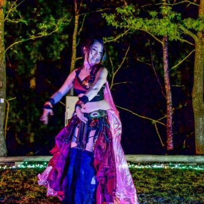 オートキャンプ銀河の夏休みファイアーショー