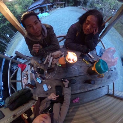 オートキャンプ銀河のバンガロー