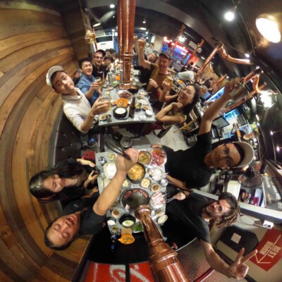 韓国グルメサムギョプサル