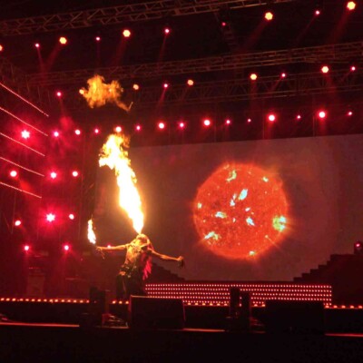 火吹きインディアン 火付盗賊のソウル遠征ファイアーショー