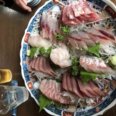 八丈島グルメの刺身