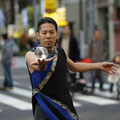 亀戸大道芸火付盗賊パフォーマンス