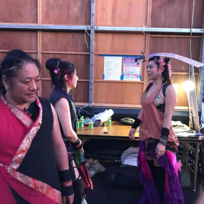 熊本県菊陽町夏祭り火付盗賊ファイアーショー