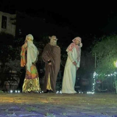 ローズガーデンでアラビアンナイトショー