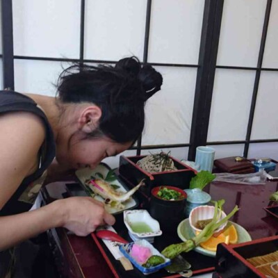 伊豆グルメでアユを食べる
