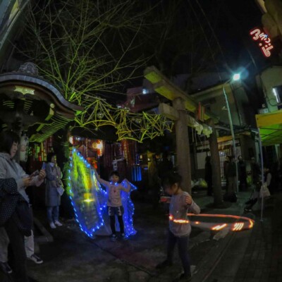 百軒店商店街ライトアップイベント