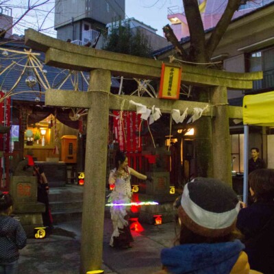 百軒店商店街ライトアップイベント