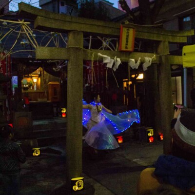 百軒店商店街ライトアップイベント