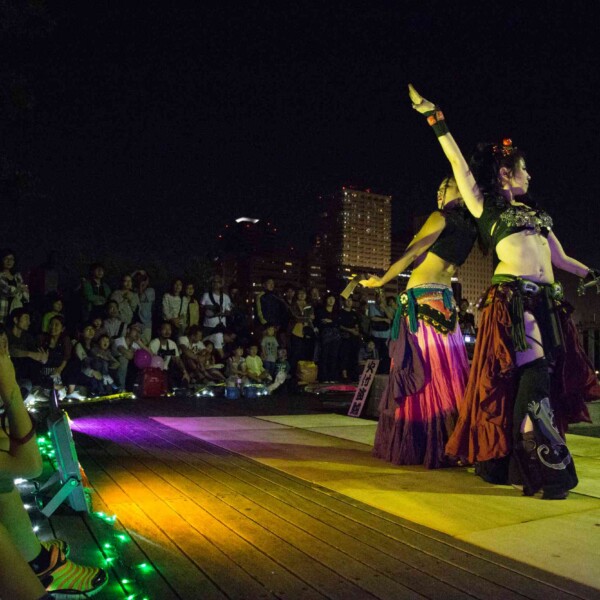 品川運河花火祭りファイアーショー