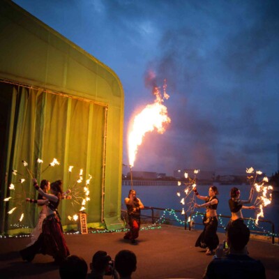 UMIDOKOプロジェクト新木場ファイアーワークス火付盗賊ファイヤーショー