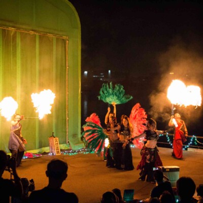 UMIDOKOプロジェクト新木場ファイアーワークス火付盗賊ファイヤーショー