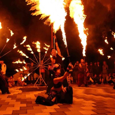 大学祭の火付盗賊ファイアーショー、チームパフォーマンスフィナーレ