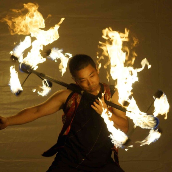 八丈祭火付盗賊ファイアーショー