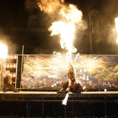 八丈祭火付盗賊ファイアーショー