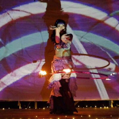 八丈祭火付盗賊ファイアーショー