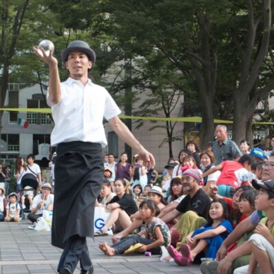 おこたんぺのジャグリングショー おこたんぺのジャグリングショー