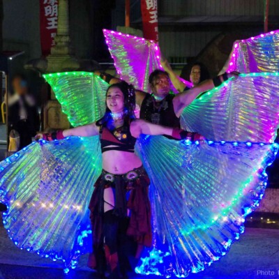 大須大道町人祭の火付盗賊ファイアーショー