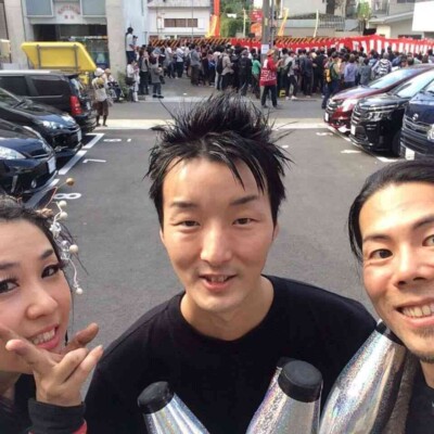 大須大道町人祭の火付盗賊ファイアーショー