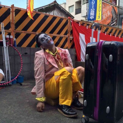 大須大道町人祭の火付盗賊ファイアーショー