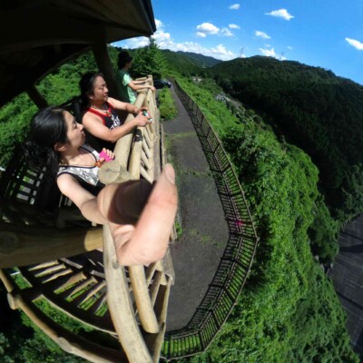 アウトドアフェス西遊記へ向かう途中の山