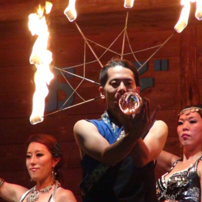 東京ドイツ村ファイアベリーダンスショー 東京ドイツ村