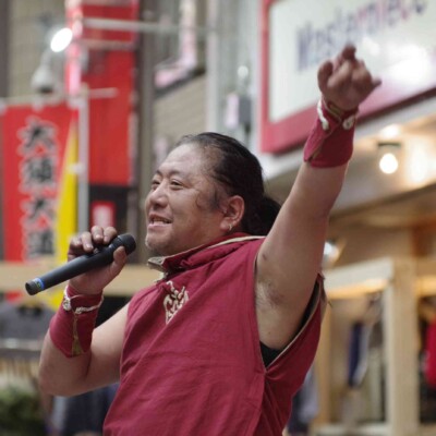 大須大道町人祭の火付盗賊ファイアーショー